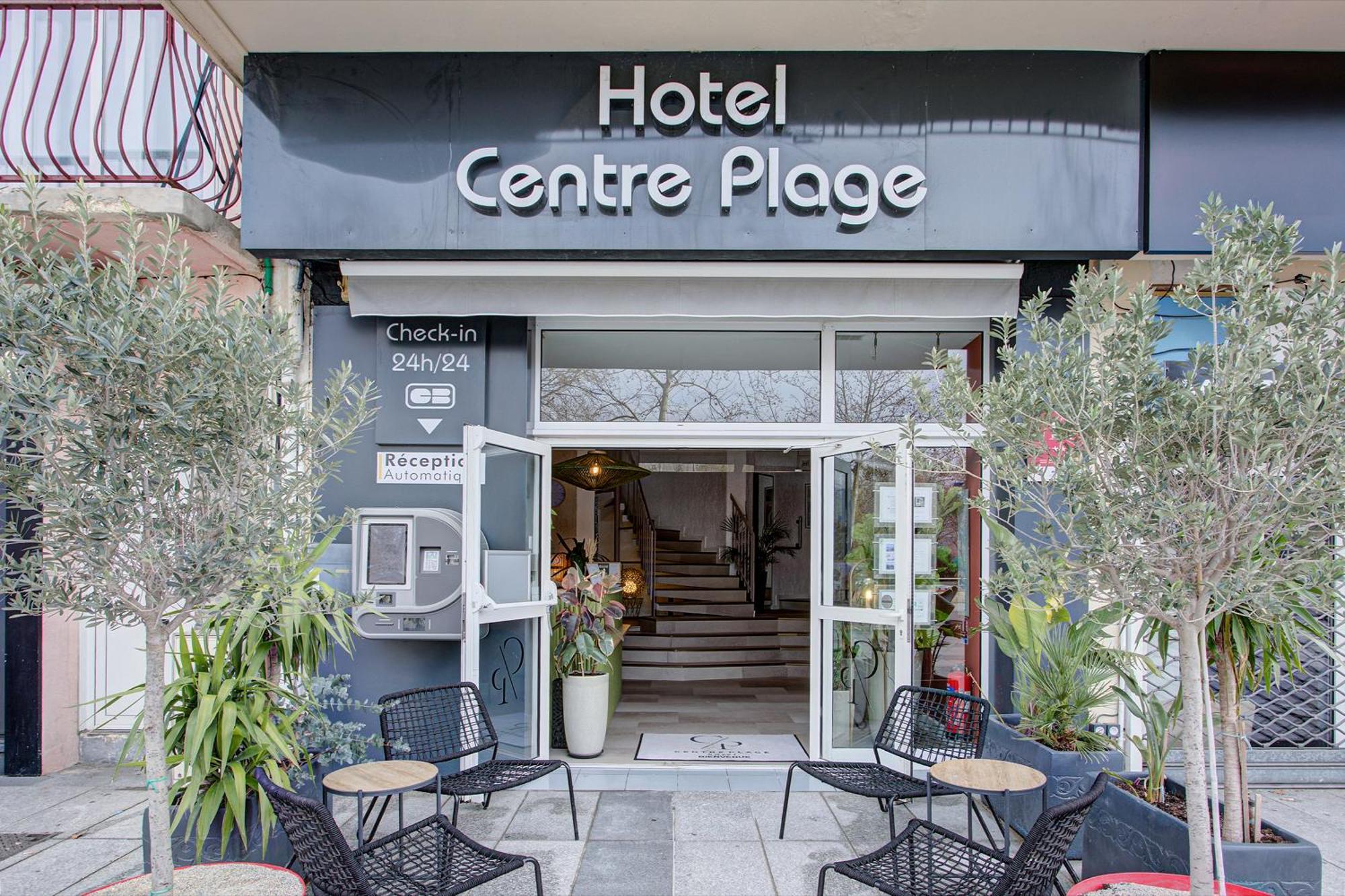 ארגלס-סור-מר Hotel Centre Plage מראה חיצוני תמונה